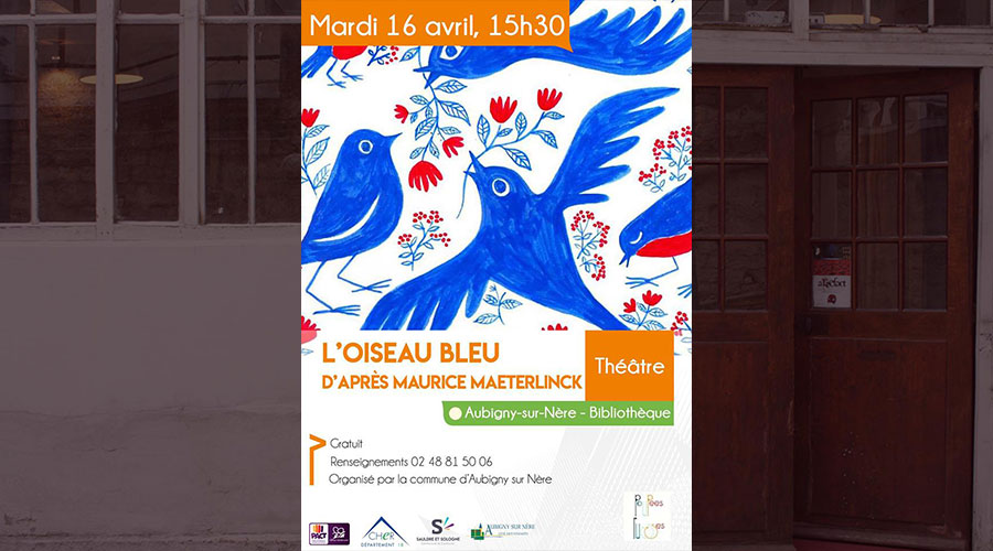 Salomé Elhadad Ramon et Lucie Contet dans l'Oiseau bleu de Maurice Maeterlinck, le 16 avril au théâtre d'Aubigny